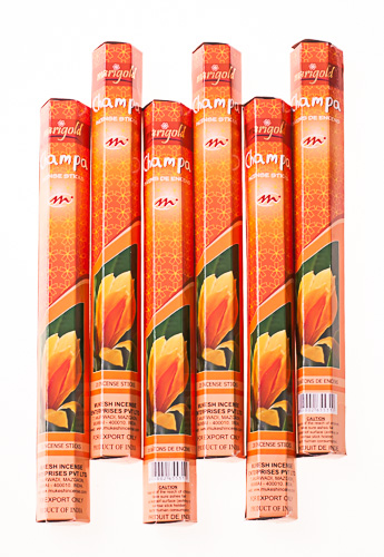 Благовония угольные Чампа 15гр/Marigold - Black Incense Sticks - Champa 15GM