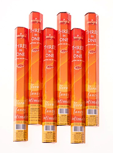 Благовония угольные 3 в1 15гр /Marigold - Black Incense Sticks - 3 in1 15GM