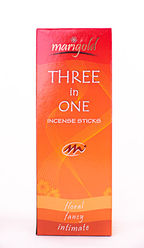 Благовония угольные 3 в1 15гр /Marigold - Black Incense Sticks - 3 in1 15GM