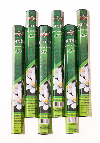 Благовония угольные Жасмин 15гр/Marigold - Black Incense Sticks - Jasmine 15GM