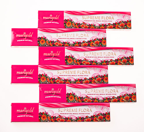 Благовония масала Флора 15гр/Marigold - Natural Incense Sticks - Flora 15GM