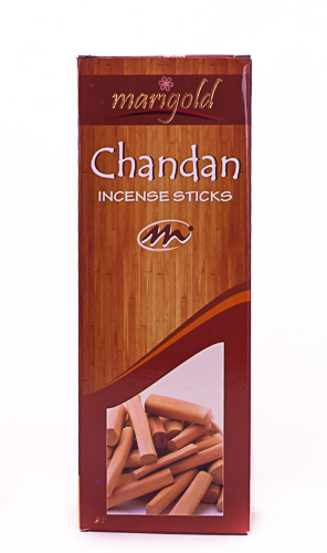 Благовония угольные Сандал 15гр/Marigold - Black Incense Sticks - Chandan 15GM