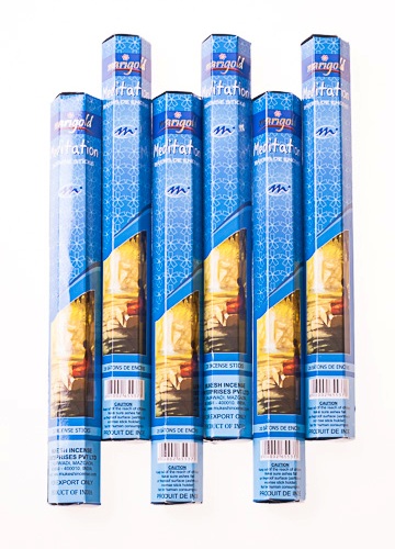Благовония угольные Медитация 15гр/Marigold - Black Incense Sticks - Meditation 15GM