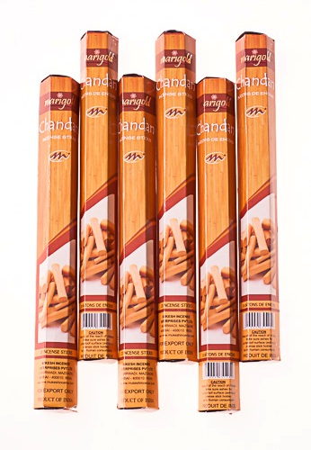 Благовония угольные Сандал 15гр/Marigold - Black Incense Sticks - Chandan 15GM