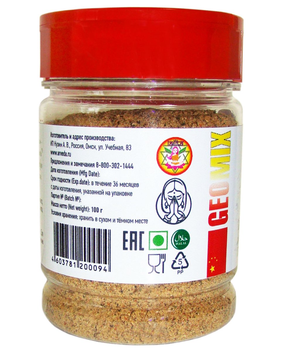 Смесь пряностей и специй кисло-сладкая По-китайски (Sweet-n-sour) 100г, пл/уп-ка флип/крышка LALITA®