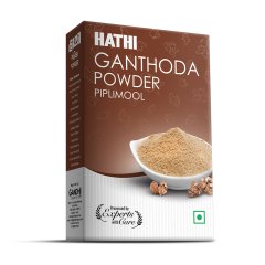 Pippali (Piplimool, Ganthoda) Powder / Перец длинный пиппали молотый / 50 г /коробка / HATHI MASALA