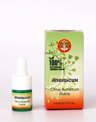 Апельсин (эфирное масло) / Citrus Aurantum Dulcis / 5 мл / стекло / Prana Healing / LALITA®