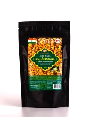 Алу Бхуджия с арахисом и базиликом популярная пикантная индийская хрустящая закуска из картофеля, нутовой муки и специй / Aloo Bhujia / 80 г / Marc Ji Products®