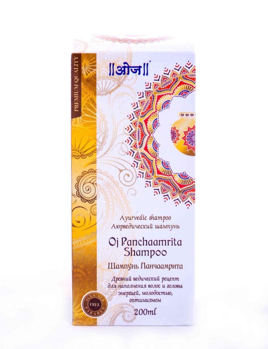 Шампунь Одж Панчаамрита 200 гр (Oj Panchaamrita Shampoo)