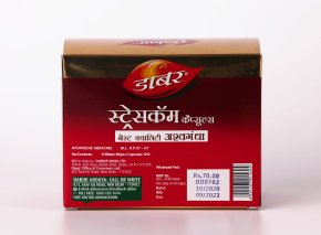 Стресском Ашвагандха Дабур 12 блистеров х 10 капсул / Stresscom Ashwagandha Dabur
