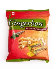 Имбирные конфеты с мятой Gingerbon Peppermint Candy 125гр/Индонезия