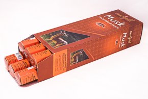 Благовония угольные Муск 15гр /Marigold - Black Incense Sticks - Musk 15GM
