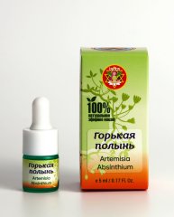 Горькая полынь (эфирное масло) / Artemisia Absinthium / 5 мл / стекло / Prana Healing / LALITA®