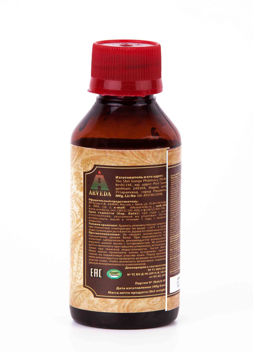 Масло Нима / Neem Oil Shri Ganga / 100 ml, шт