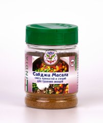 Смесь пряностей и специй для тушения овощей «Сабджи Масала», 100 г, пл/уп.флип./крышка LALITA®