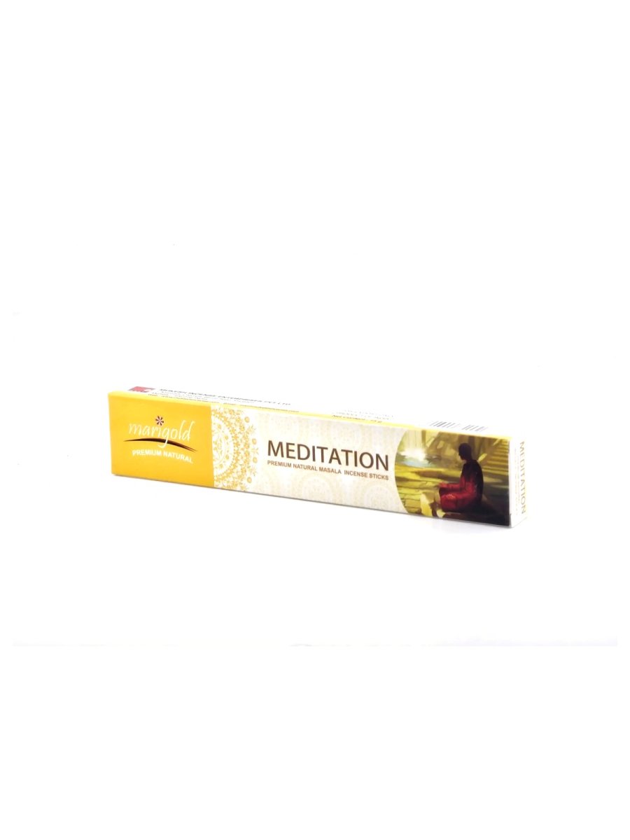 Благовония масала Медитация 15гр /Marigold - Natural Incense Sticks - Meditation 15GM
