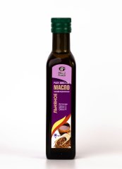 Льняное пищевое нерафинированное масло / Flex seed Oil / 250 мл / стекло / Marc Ji Products®