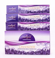 Благовония масала Лаванда 15гр/ Marigold - Natural Incense Sticks - Lavender 15GM