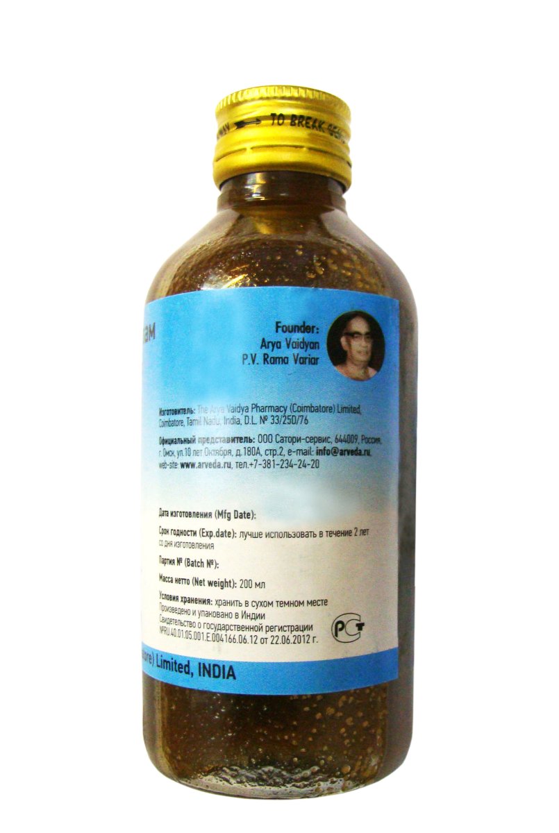 Прасариньяди Тайлам 200 мл/ Prasarinyadi Thailam 200 ml / Индия/AVP