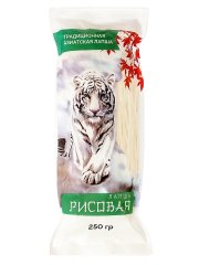 Лапша рисовая 250 г, пакет Белый Тигр