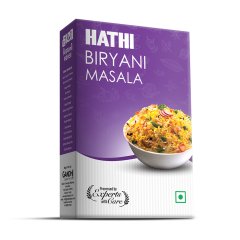 Biryani Masala / Смесь специй для риса с овощами / 50 г / коробка / HATHI MASALA