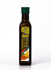 Горчичное пищевое нерафинированное масло из семян желтой горчицы / Mustard yellow Oil  seed / 250 мл / стекло / Marc Ji Products®