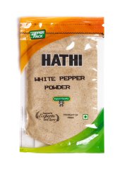 White Pepper Powder / Белый перец молотый / 50 г / пакет / HATHI MASALA