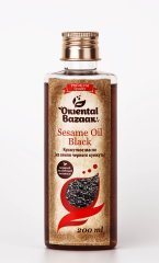 Масло из семян черного кунжута/Sesame Oil Black, 200 ml