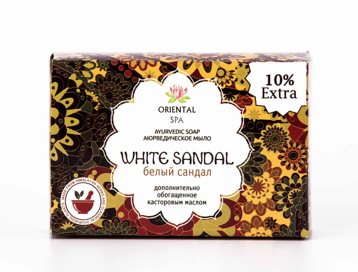Мыло Белый Сандал 100гр / Шри Ганга