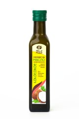 Кокосовое пищевое нерафинированное масло / Coconut Oil / 250 мл / стекло / Marc Ji Products®