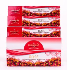 Благовония масала Роза 15гр /Marigold - Natural Incense Sticks - Rose 15GM