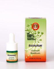 Базилик (эфирное масло) / Ocimum Basilicum / 5 мл / стекло / Prana Healing / LALITA®