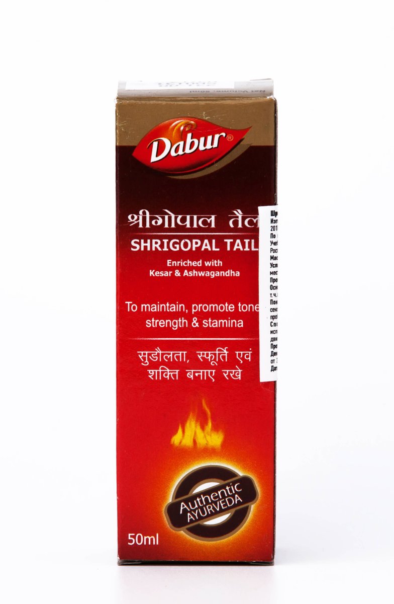 Шри Гопал Тайлам , Дабур 50мл./Shrigopal Tail 50 ML